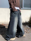 Premium Maxi Wide Washed Denim