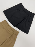 Brushed Tours Unbalanced Mini Skirt