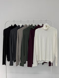 [unisex] Mochi Warmer Overfit Turtleneck T-shirt