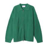 Diamond Fisherman Knit Zip-up