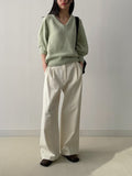 Eleven Cotton Wide Pants