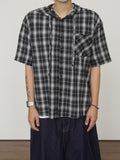 Shearling Check Hood Shirt