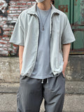 Two-way Nylon Half Zip-up