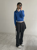 Chief Wrap Ribbed Bootcut Pants