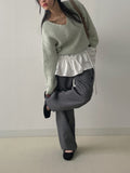 Pastel Haji V-neck Loose Fit Knit