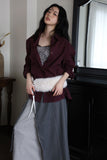 Zipper layered skirt