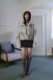 Heidi mix fur jacket