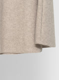 Brush wrap style flare long skirt