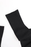 Roy long ribbed knee socks
