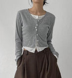 Ria Ribbed Layered T-Shirt