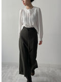 Marvel Stripe Belted H-Line Skirt