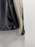 Racing Leather Biker Jacket