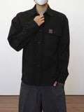 Patch Work Shirt Jacket