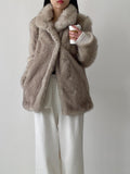 Foxy Half Loose Fit Fur Jacket