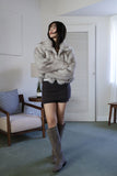 Heidi mix fur jacket