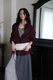 Zipper layered skirt