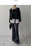 Bena Boucle No Collar Short Jacket