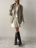 Bonnie Belted Single Loose Fit Jacket