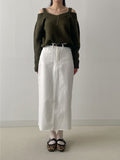 Love Strap Off Shoulder Knit