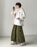 Mori Eyelet Hood Knit