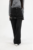 Tiered Layered Unique Jeans