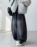 Patchwork Balloon Wide Denim