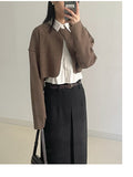 Lauren Crop Bolero Knit Cardigan