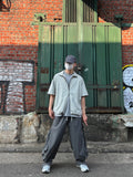 Two-way Nylon Half Zip-up