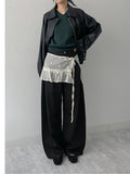Frill Layered Wrap Skirt