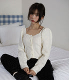 Back Ribbon Square Blouse