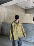 Mustard Dying Solid Over Shirt