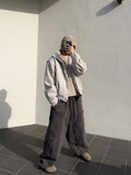 Peach Double Neck Dekki Peach Fuzz Balloon Pants