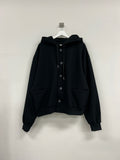 [UNISEX]Button Cotton Hood Jacket