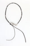 Ringer suede necklace