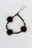 Black foam keyring