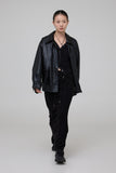 Satin cardigan hoodie
