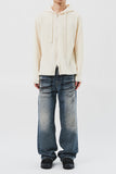 Flare Embo Washed Jeans