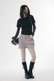 Lottie front drape T-shirt