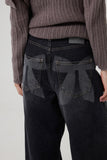 Velvet Ribbon Wide Jeans