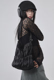 Sheer pattern see-through long sleeve