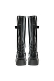 Philly Leather Buckle Boots