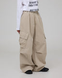 Pore corduroy cargo trousers
