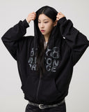 Magen over zip-up hoodie