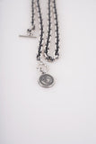 black steel necklace