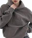 Luciven pigment brushed hoodie