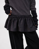 Dylan satin wrap short skirt