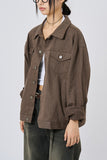 Cosmic back flap trucker jacket