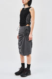 (W) Lili Shirring Skirt