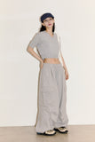 New pin-tuck cargo sweatpants