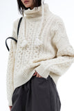 Breeze Cable Turtleneck Sweater